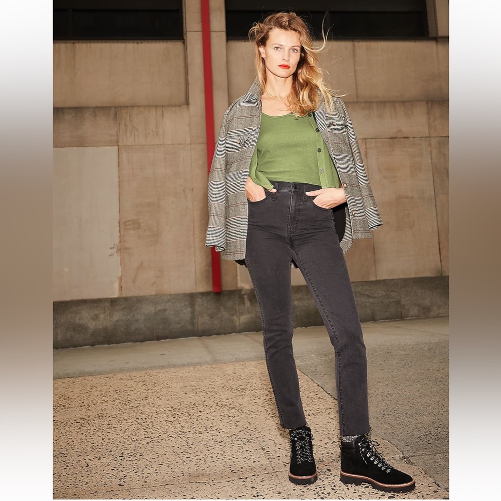 NWT: Madewell Stovepipe Jeans: Raw-Hem Edition